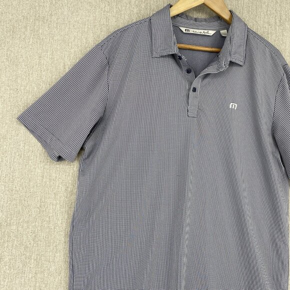 Travis Mathew Polo Performance Golf Check Print‎ Large - Picture 6 of 11